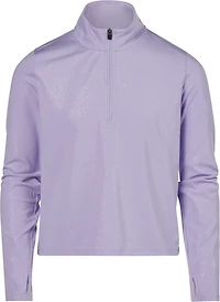 BCG Girls' 4-7 Sparkle 1/4-Zip Top
