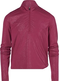 BCG Girls' 4-7 Sparkle 1/4-Zip Top