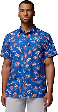 Columbia Sportswear Men's University of Florida CLG Super Slack Tide Button-Up Shirt