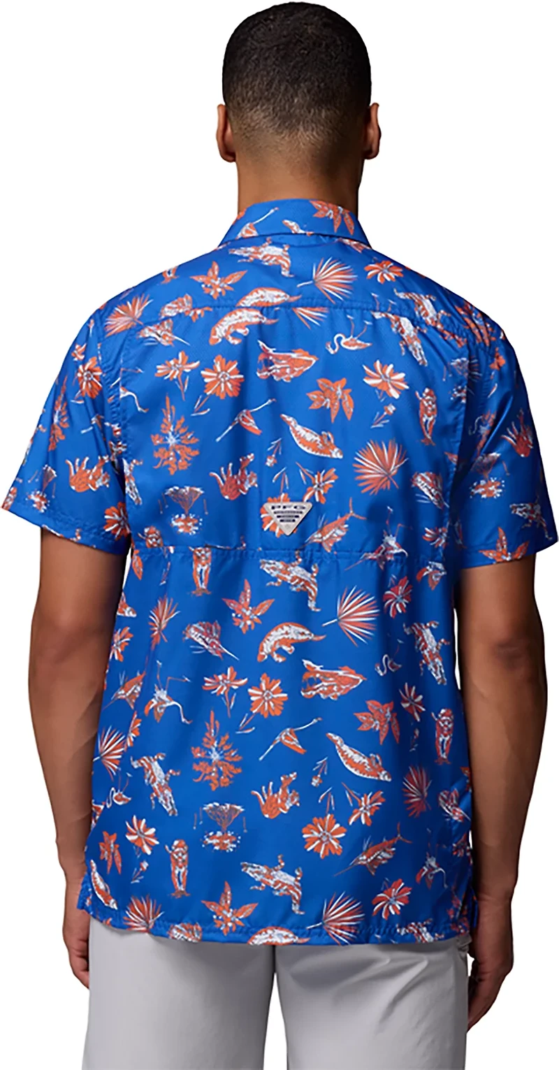 Columbia Sportswear Men's University of Florida CLG Super Slack Tide Button-Up Shirt