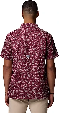 Columbia Sportswear Men's Texas A&M University CLG Super Slack Tide Button-Up Shirt