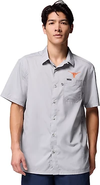 Columbia Sportswear Men's University of Texas CLG Slack Tide Camp Button-Up Shirt