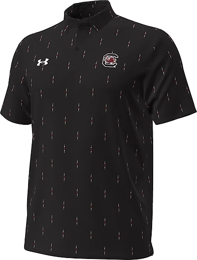Under Armour Men's South Carolina Gamecocks Printed Polo Shirt
