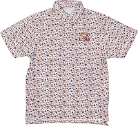 Wes & Willy Boys' LSU Allover Tailgate Polo Shirt