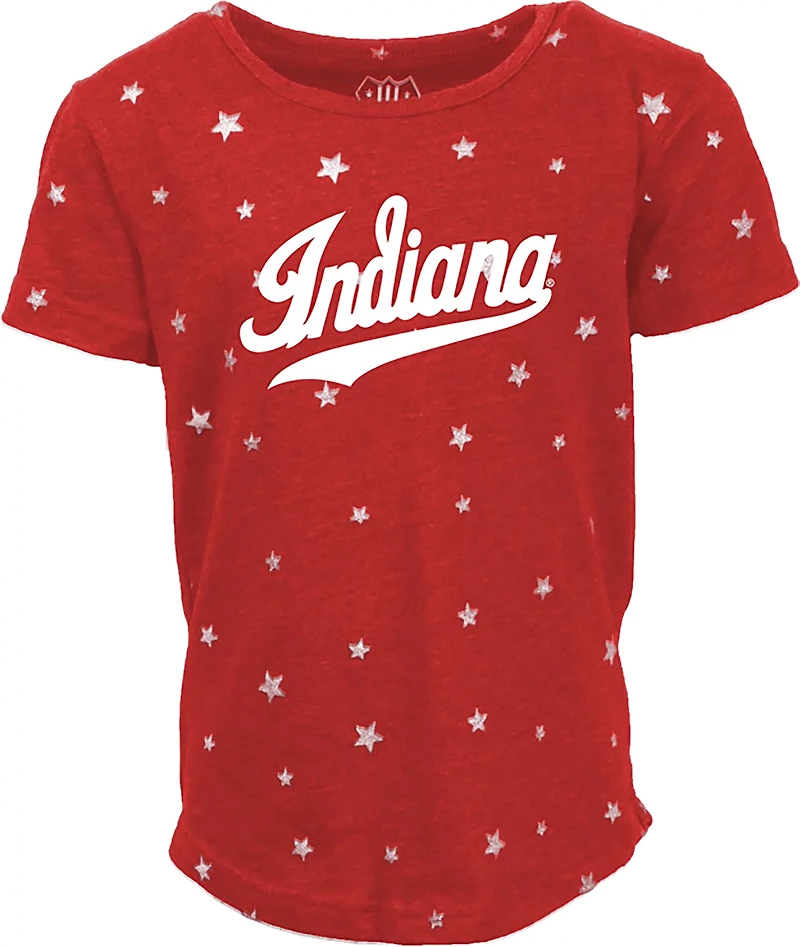 Wes & Willy Girls' Indiana Shimmer Star T-shirt