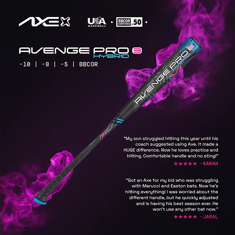 Axe Average Pro 3 Hybrid Baseball Bat -5