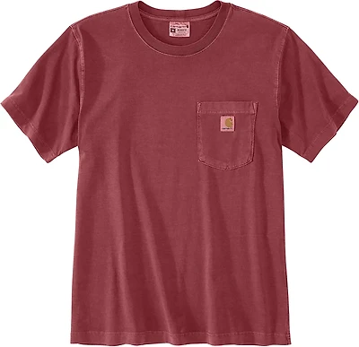 Carhartt Men's Relaxed Fit Short Sleeve Garment Dyed Pocket T-shirt