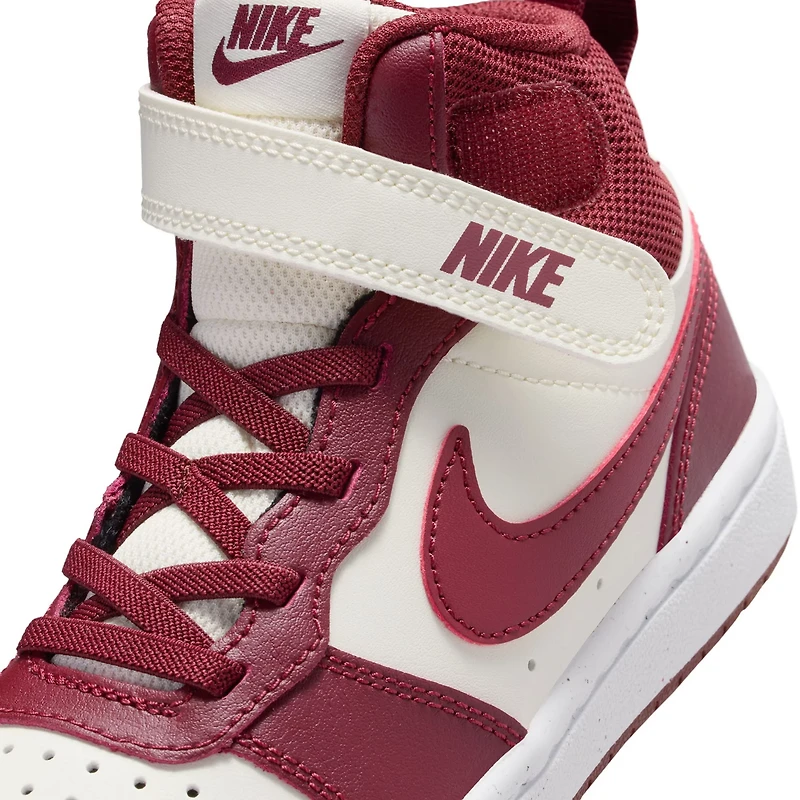 Nike Kids' Pre-School Court Borough Mid 2 Basketball Shoes