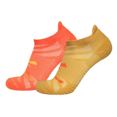 Brooks Ghost Lite No Show Socks 2-Pack