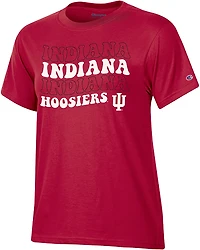 Champion Women's Indiana University Hoosiers Retro School T-shirt