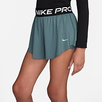 Nike Girls' Pro Dri-FIT 2 1 Knit Shorts 3