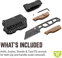 TRUE NEKKID SEAX Knife with Molded Sheath