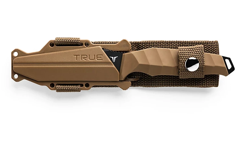 True Outdoorsman 4" Fixed Blade Knife and Sheath