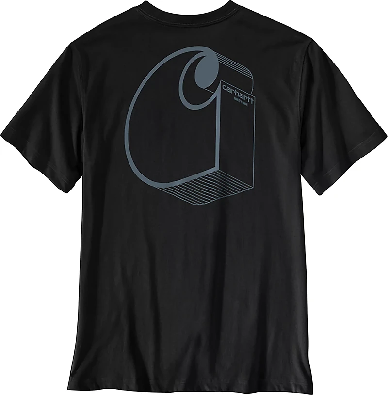 Carhartt Men's Irvine Relaxed 3-D Logo T-shirt