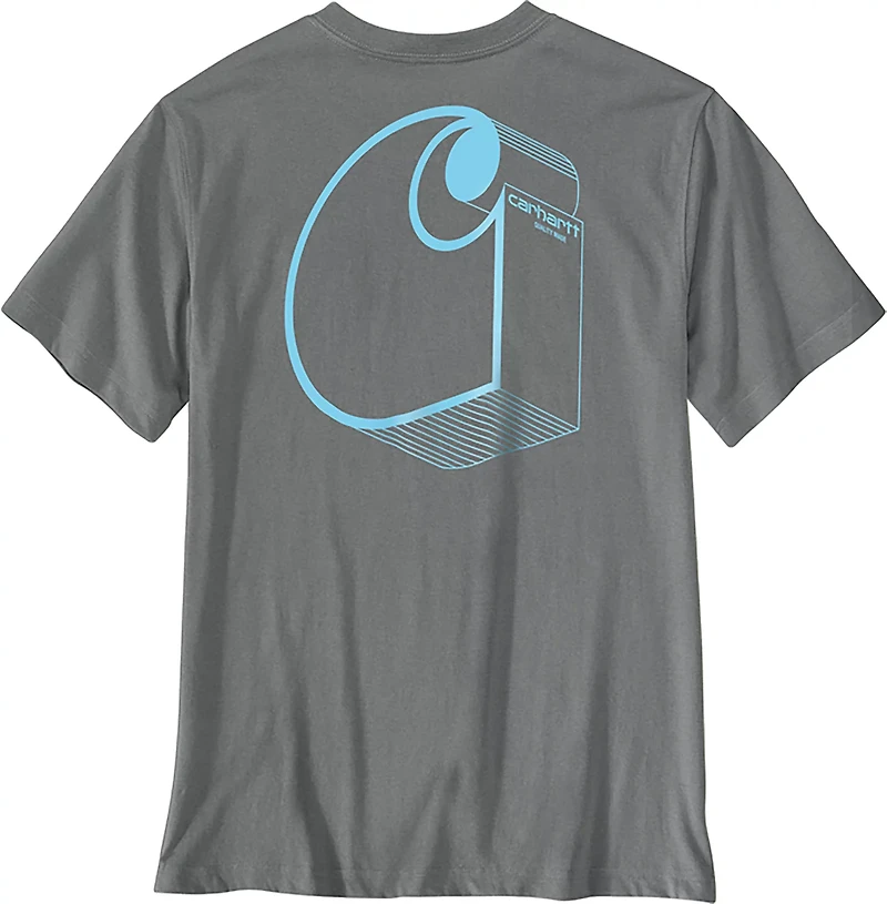 Carhartt Men's Irvine Relaxed 3-D Logo T-shirt