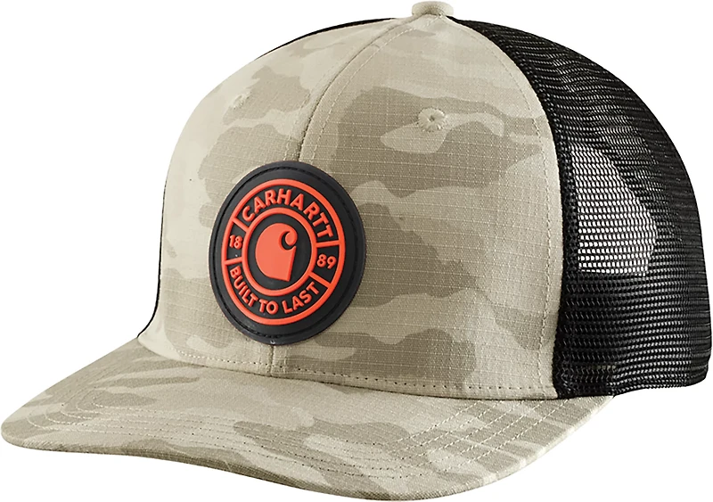 Carhartt Men's Ripstop Mesh-Back Camo Cap