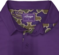 Amigo Men's LSU Venturer Polo Louisiana State University Tigers