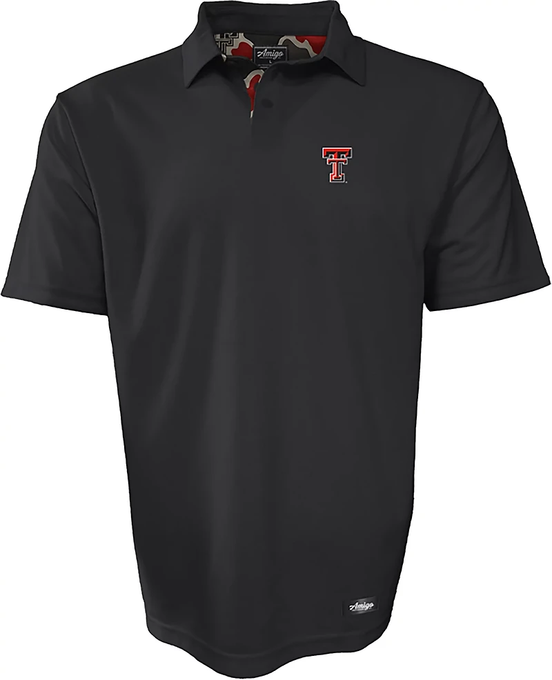 Amigo Men's Texas Tech Venturer Polo Red Raiders