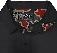 Amigo Men's Texas Tech Venturer Polo Red Raiders