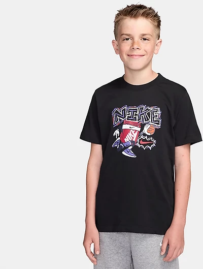 Nike Boys' Sportswear Boxy Hoops Graphic T-shirt
