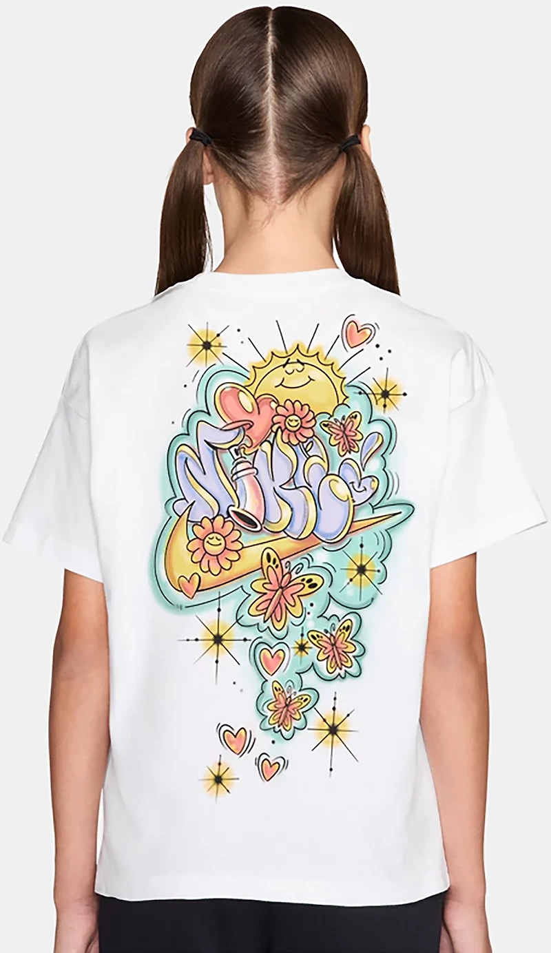 Nike Girls' Sportswear OC Boy Airbrush T-Shirt