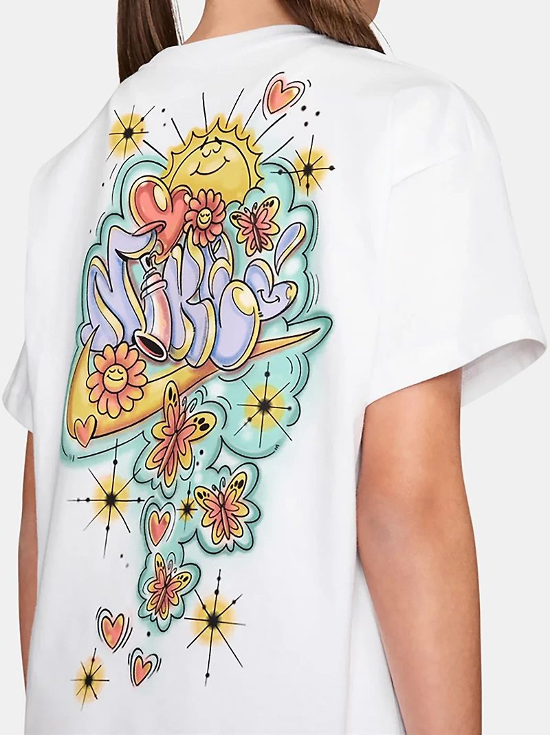 Nike Girls' Sportswear OC Boy Airbrush T-Shirt