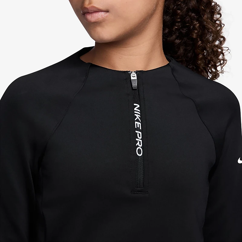 Nike Girls' Dri-FIT 1/2-Zip Top