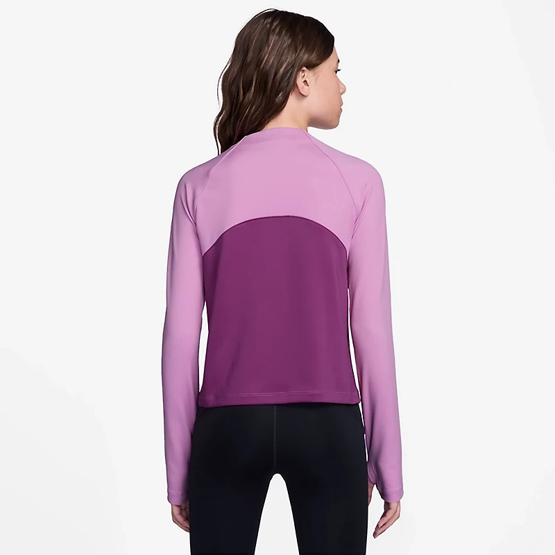 Nike Girls' Dri-FIT 1/2-Zip Top