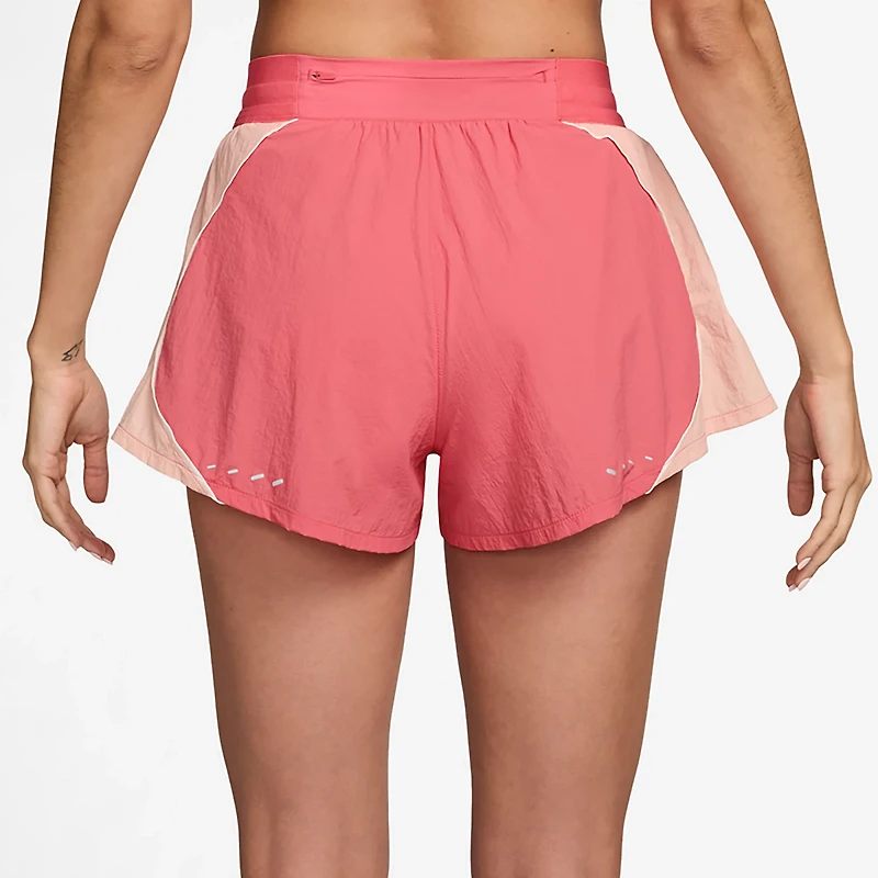 Nike Women's Swift UV Repel High-Waisted Brief-Lined Running Shorts 2.5