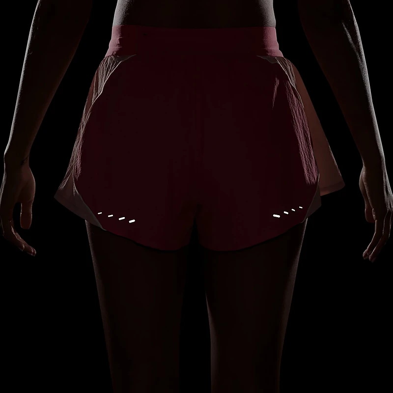 Nike Women's Swift UV Repel High-Waisted Brief-Lined Running Shorts 2.5