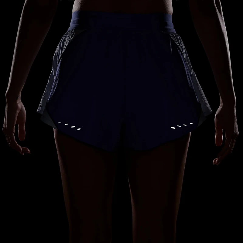 Nike Women's Swift UV Repel High-Waisted Brief-Lined Running Shorts 2.5