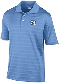 Champion Men's North Carolina Tar Heels Primary Logo Textured Solid Polo