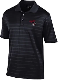 Champion Men's South Carolina Gamecocks School Script Textured Solid Polo