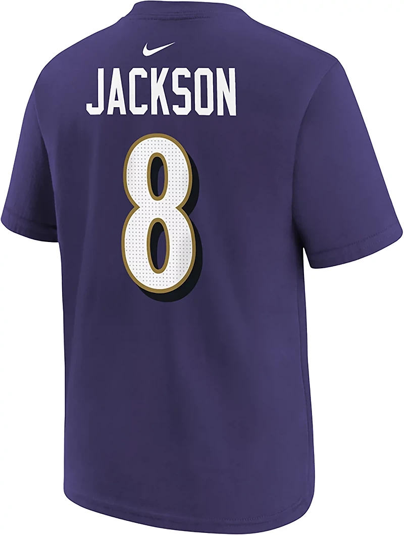 Nike Boys' Ravens L. Jackson Fuse N&N T-shirt
