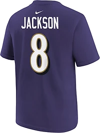 Nike Boys' Ravens L. Jackson Fuse N&N T-shirt