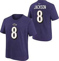 Nike Boys' Ravens L. Jackson Fuse N&N T-shirt