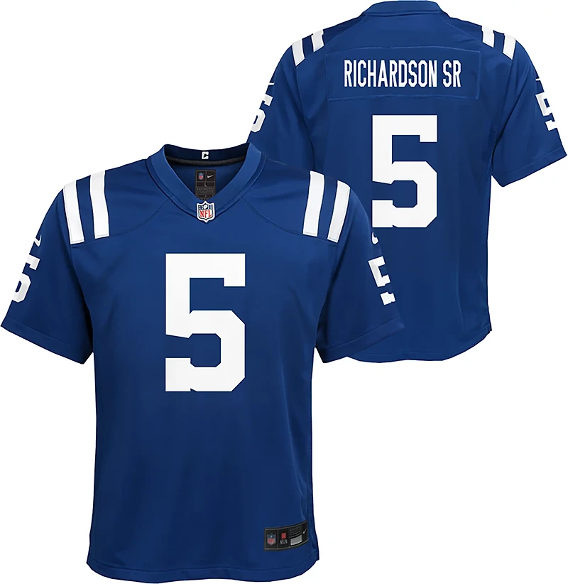 Nike Boys' Colts Anthony Richardson Game Team Player Name & Number Jersey