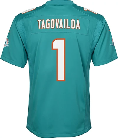 Nike Boys' Dolphins Tua Tagovailoa Game Team Player Name & Number Jersey