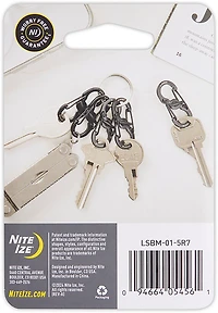 Nite Ize S-Biner MicroLock Stainless Steel Carabiners 5-Pack