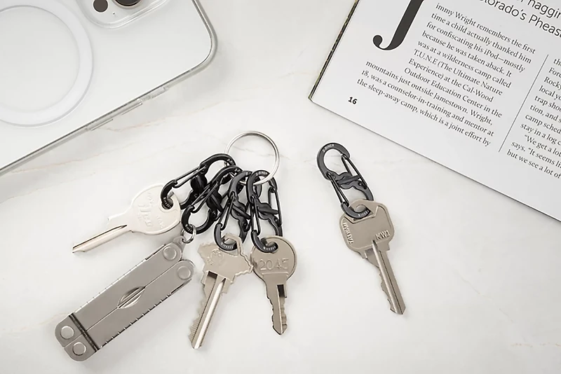 Nite Ize S-Biner MicroLock Stainless Steel Carabiners 5-Pack