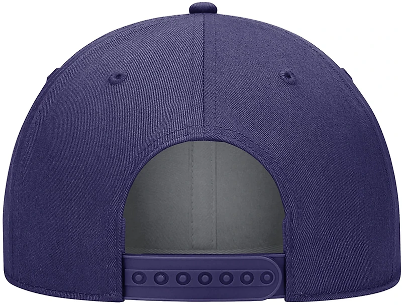 Nike Adults' Kansas State Round Structured Adjustable Cap