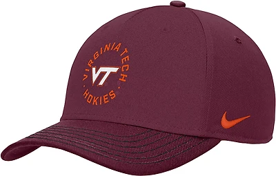 Nike Adults' Virginia Tech Round Structured Adjustable Cap