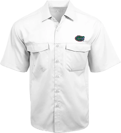 Antigua Men's University of Florida Game Day Fishing Shirt