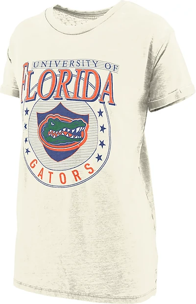 Pressbox Women's University of Florida Preppy Seal Boyfriend Graphic T-shirt