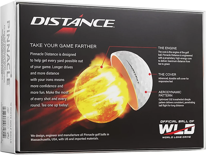 Pinnacle 2025 Distance Golf Balls 15-Pack