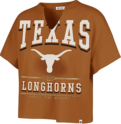 47 Women's Texas Elation Oversize Notch Neck T-shirt