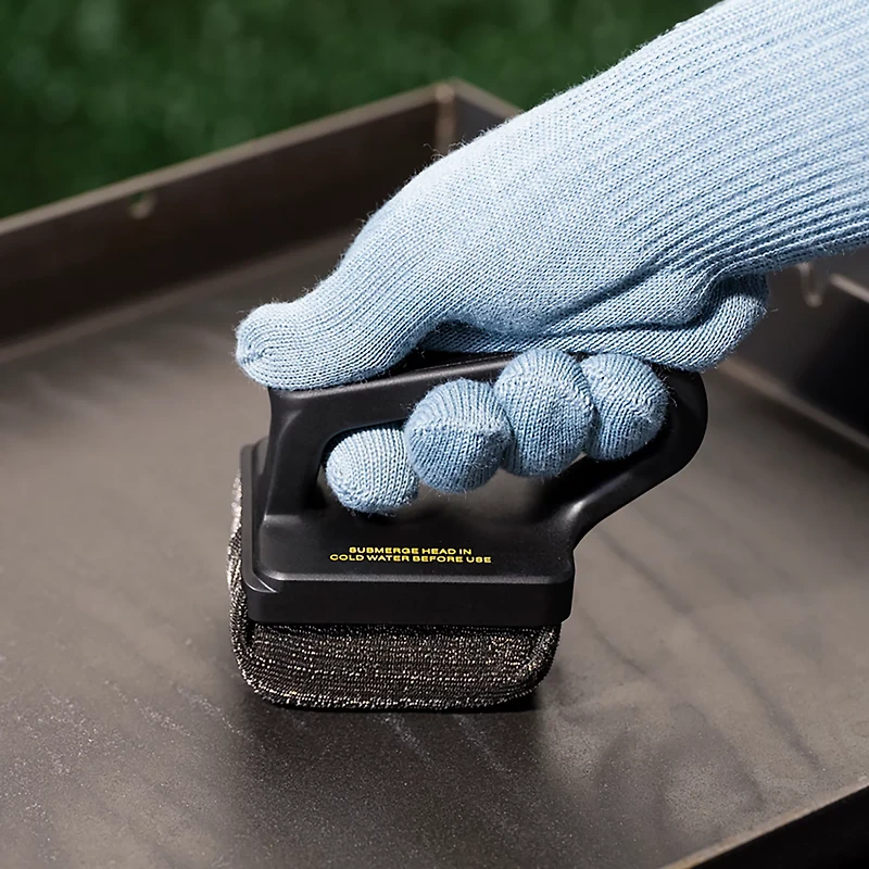 Mr. Bar-B-Q Bristle Free XL Griddle Steam Clean Brush Powered By Scrub Daddy