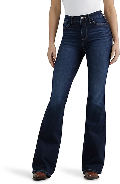 Wrangler Women's Bespoke High Rise Flare Jeans