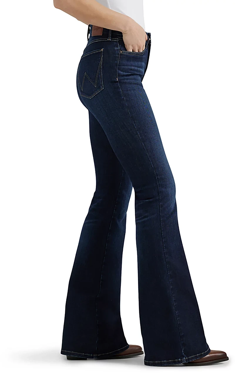 Wrangler Women's Bespoke High Rise Flare Jeans