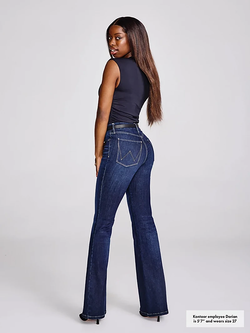 Wrangler Women's Bespoke High Rise Flare Jeans